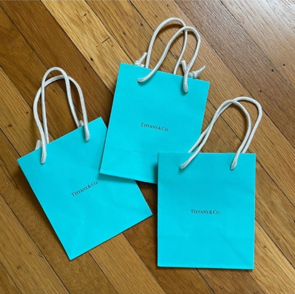 Tiffany & Co. Gift Bags 5"x6" - Bundle of 3
